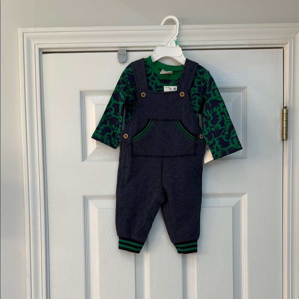 First Impressions Green and Blue Kids Swim Coverup